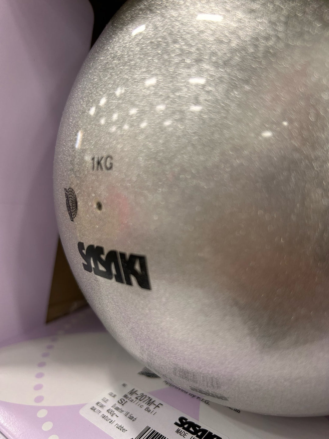 Sasaki M-207M-F Metallic Ball - 18.5 cm FIG APPROVED