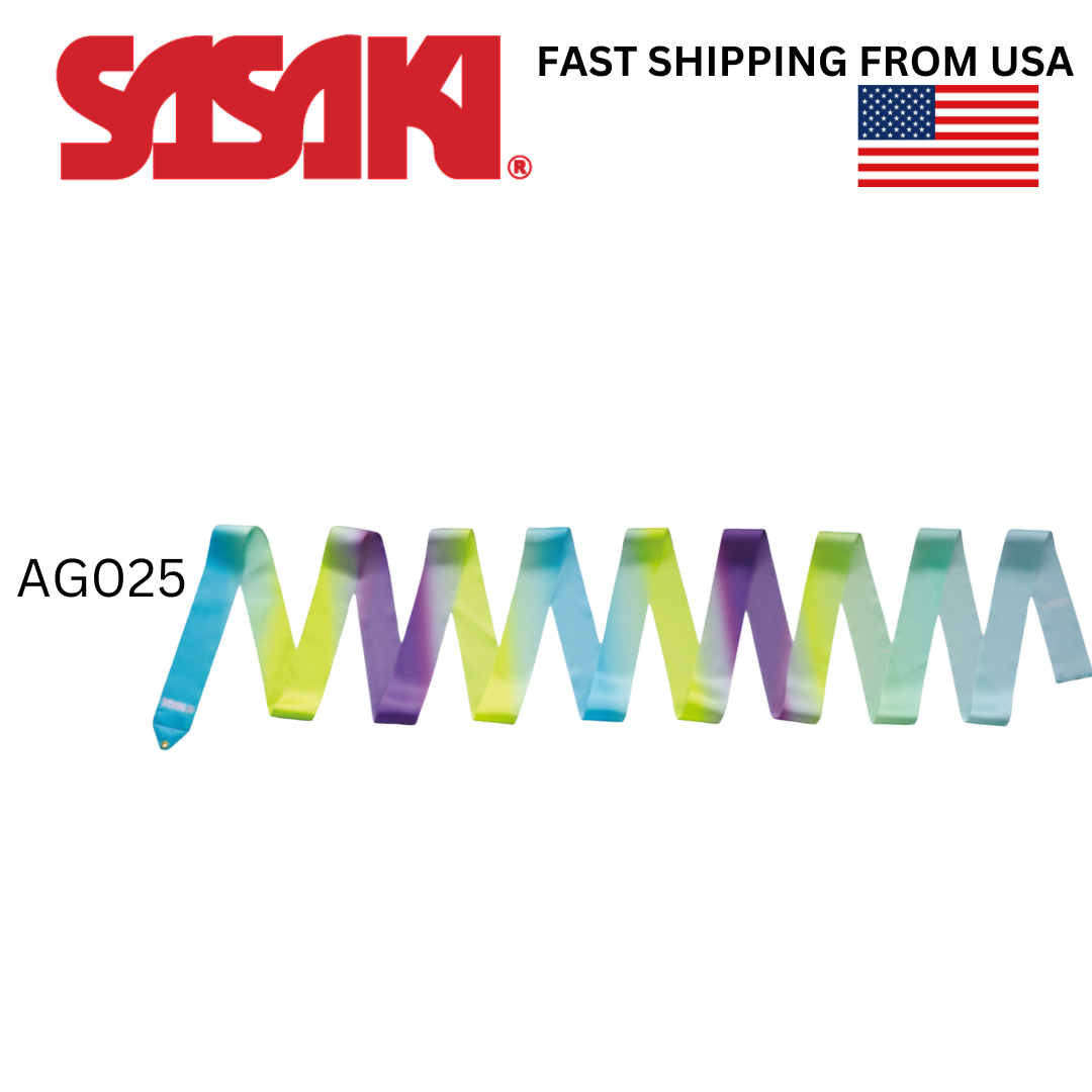 Sasaki M-71AG-F Art Gradation Ribbons 6 meter FIG APPROVED