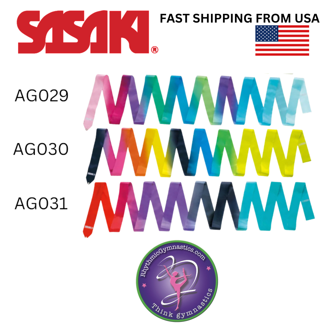 Sasaki M-71AG-F Art Gradation Ribbons 6 meter FIG APPROVED