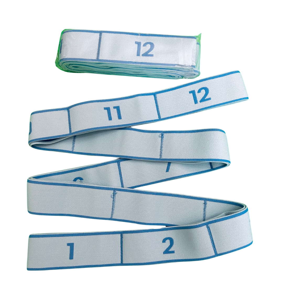 Elastic Numbered Resistance Loop Bands (12 loops)