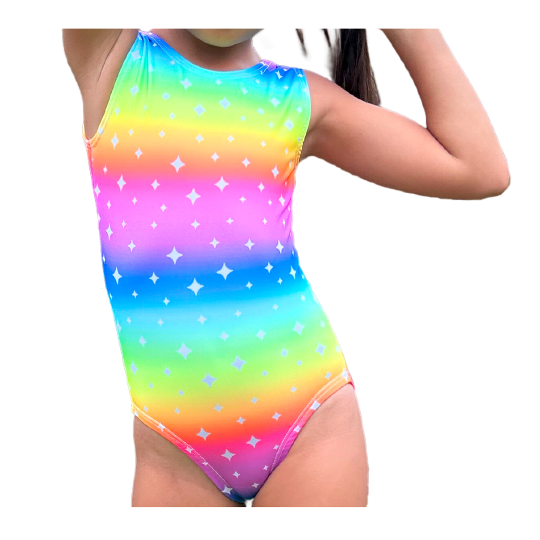 Starlight Stretchy Leotard for Girls