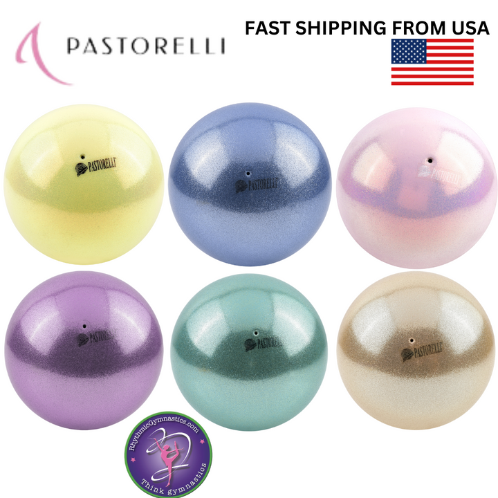 Pastorelli Pastel HV Glitter Ball - 18.5 cm FIG APPROVED