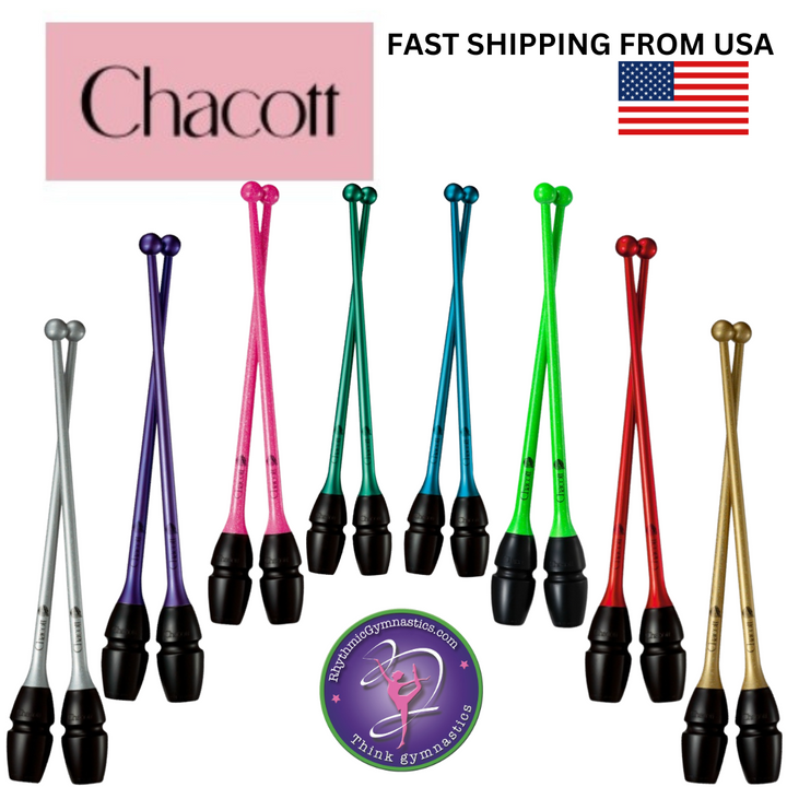Chacott Hi-Grip Rubber Clubs 45cm FIG APPROVED