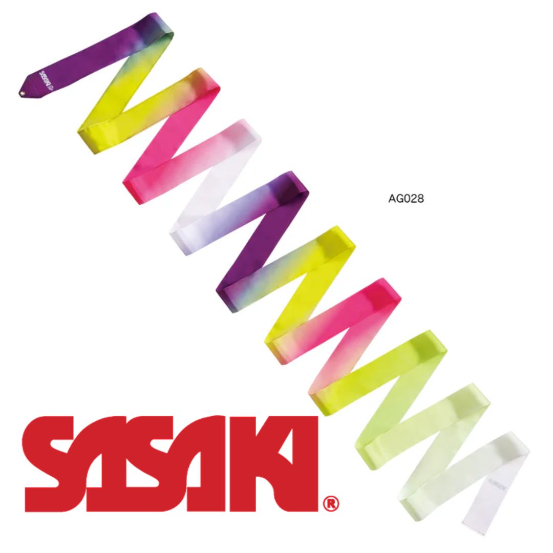 Sasaki M-71AG-F Art Gradation Ribbons 6 meter FIG APPROVED