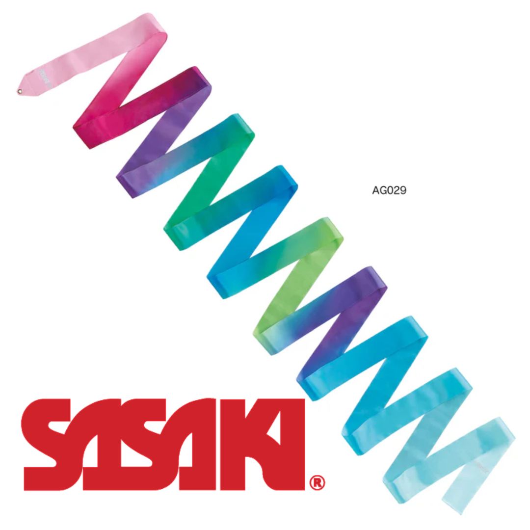 Sasaki M-71AG-F Art Gradation Ribbons 6 meter FIG APPROVED