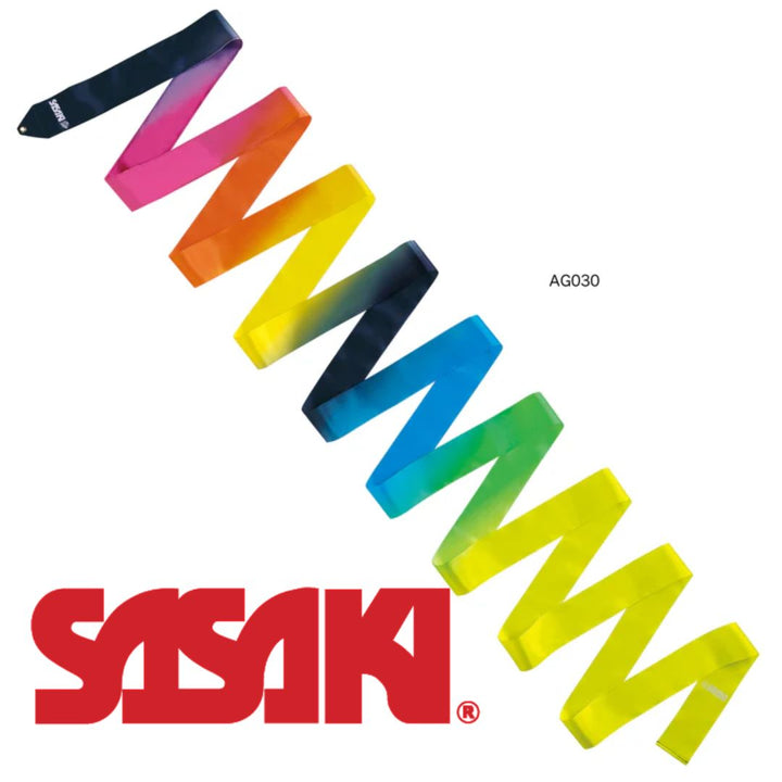 Sasaki M-71AG-F Art Gradation Ribbons 6 meter FIG APPROVED