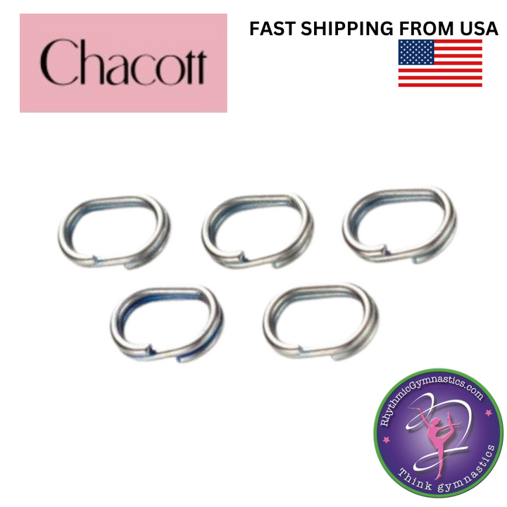 Chacott Oval Split Rings ( 10 rings )