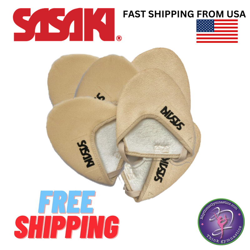 VALUE PACK Sasaki M144SP RG Rhythmic Gymnastics Half Shoes (3 pairs)